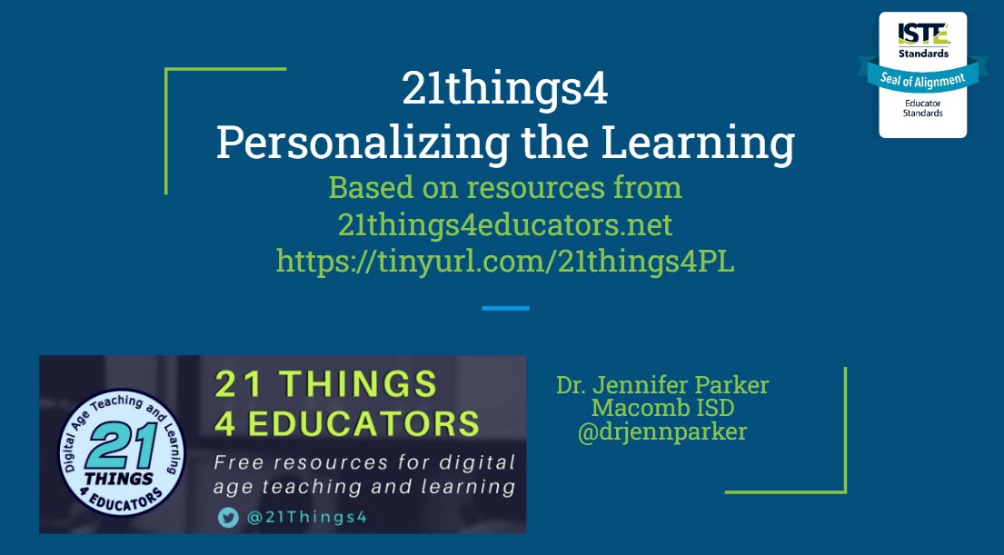 Presentation about personalized learning.